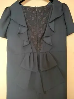 ドレスデコ ワンピース 【日本製】 後レース付き レディース フォーマル