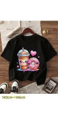 キッズ女の子、半袖Tシャツ