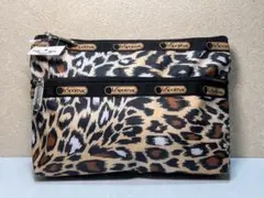レスポートサック コスメティック ヒョウ柄ポーチ