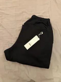 り*く様 COMOLI 26SS コットン裏毛パンツ　2 ブラック