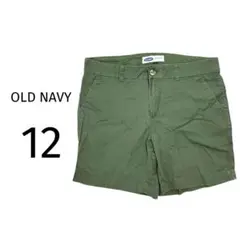 OLD NAVY オリーブグリーン　カーキ　XL相当　ショートパンツ　カジュアル