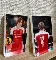 髙橋藍　アクリルスタンド　サイン色紙(非売品) 2025年最新】高橋藍 アクスタの人気アイテム - メルカリ