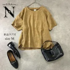 新品タグ付 RNA-N フェイクスエード オーバーサイズトップス Mのサムネイル