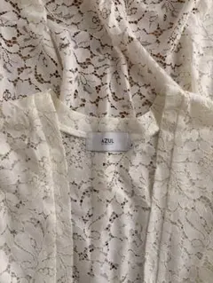 AZUL 花柄レース ロングカーディガン