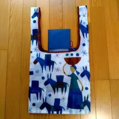 KALDI エコバッグ Helpers ブルー　新品・未使用【非売品】