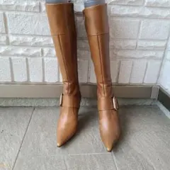 DIANA ロングブーツ　スエード人気 ダイアナ DIANA ロングブーツ （黒スエード） -靴＆ファッション