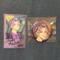 にじさんじ VACHSS 不破湊 缶バッジ チェキ風カード