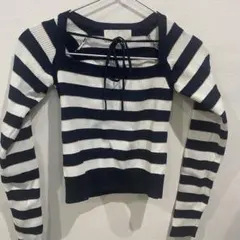 cherimi ボーダーニット