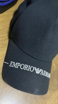 EMPORIO ARMANI ブラックキャップ サイズUN