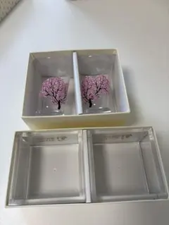 taro taro様専用桜デザイン ガラスコップ アクリル枡 セット