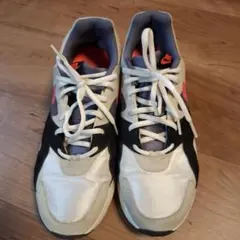 Nike スニーカー US 8.5 グレー ブラック オレンジ