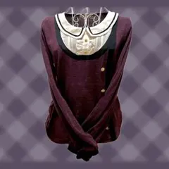 axes femme 切り替えカットソー　ニット