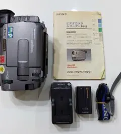 (04)SONY ソニー CCD-TRV90 ビデオカメラ 〈中古ジャンク品〉 SONY ソニー CCD-TRV90 ビデオカメラ