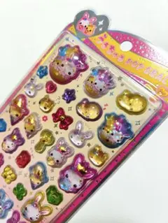 【正規品】 うるちゅるPOPシール フワフワらびちゃん