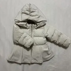 プティマイン　ダウンコート　ベージュ　100cm