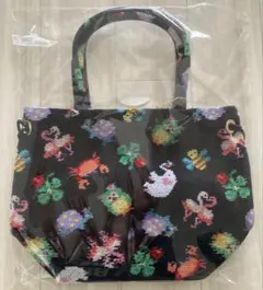 神崎恵 フェイラー ファンキーフォーチュン 巾着バッグ ネイビー