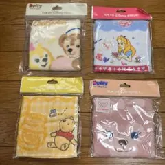 ディズニーリゾート　ミニタオル4枚