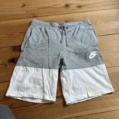 Nike グレー ホワイト ショートパンツ L ハーフパンツ