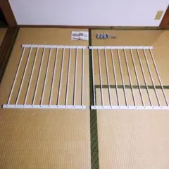 おとさんゾウ 窓用安全柵 2枚連結 W85-154×H80cm 転落防止 防止柵