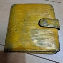 LOUIS VUITTON エピ 二つ折り財布 イエロー