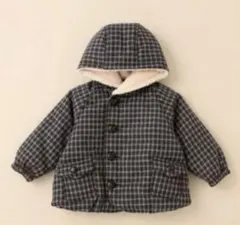 新品タグ付き　sense of wonder ボア衿バルーンコート　サイズ130