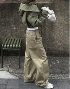 oksoon dickies ディッキーズ ワイドデニム コラボパンツ オクスン