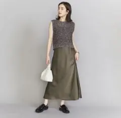 未使用BEAUTY&YOUTH タイトスカート サテンのサムネイル