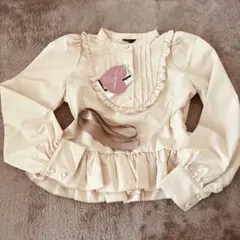 新品 タグ付き しまむら 皆方由衣 みなゆい ブラウス クラシカル しまロリ