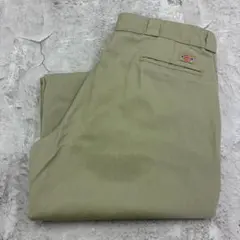 Dickies　874ワークパンツ　W39　カーキ　古着　ワークウェアのサムネイル