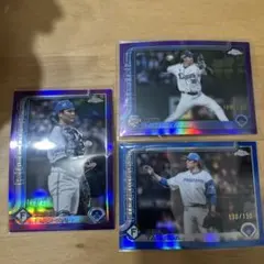 Topps Chrome NPB シリアル まとめ売り /150 /250 3枚