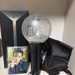BTS ペンライト クリア フォトカード付き