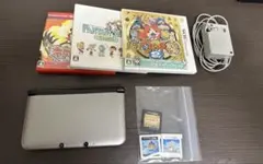 ニンテンドー3DS LL シルバー×ブラック ソフトセット