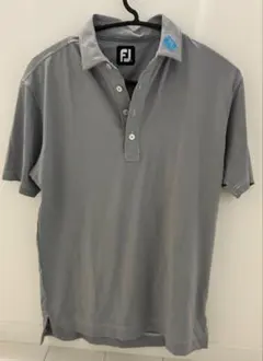 FootJoy ポロシャツ グレー ドット柄 Mサイズ　フットジョイのサムネイル