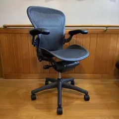 ハーマンミラー アーロンチェア ポスチャーフィットBサイズ フル装備 前傾機能