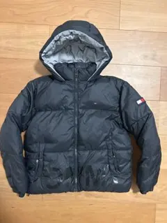 トミーヒルフィガー 黒 ダウンコート