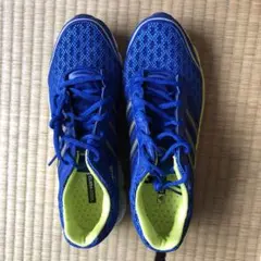 青 メッシュスニーカー