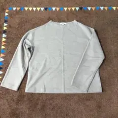 UNIQLO ベージュ ボトルネック長袖ニット Lサイズ