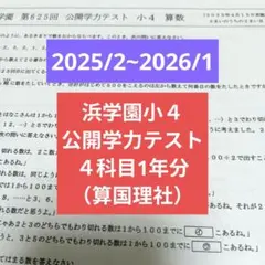【新品】浜学園 4科目 中学入試ミニ講義 フルセット（算・国・理・社） メルカリ