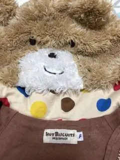 MIKI HOUSE HOT BISCUITS クマ カバーオール