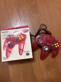 Nintendo 64 コントローラー NUS-005 クリアレッド
