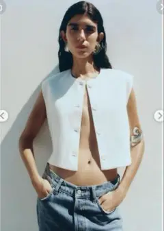 ZARA ベスト ジレ