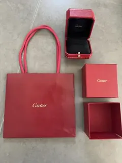 Cartier ショップ袋とジュエリーボックス セット