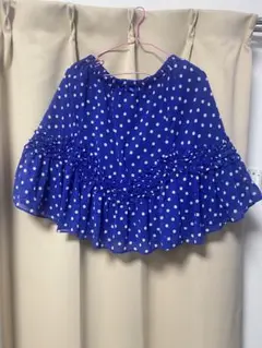 エミリーテンプルキュート水玉スカート青のサムネイル