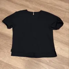 【美品】LOUNIE ルーニィ 半袖ブラウス ブラックのサムネイル