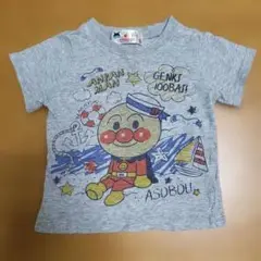 アンパンマン Tシャツ グレー