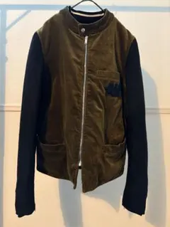 オリーブグリーン コーデュロイ ジャンパー