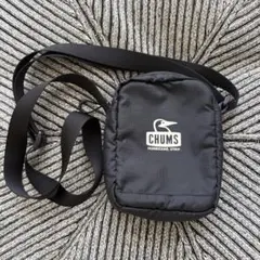チャムス CHUMS ブラック スマホポシェット