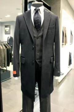 (韓国 ANDZ) PIACENZA シングルブレスト チェスターコート