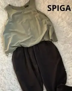 SPIGA スピーガ　オールインワン　ノースリーブ　ロンパース　フリーサイズのサムネイル