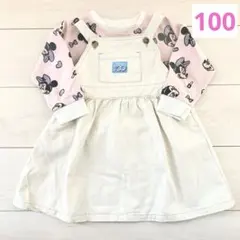 キッズ 100cm ミニー まとめ売り 長袖 トレーナー ジャンスカ ディズニー